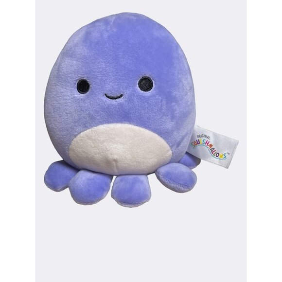 Squishmallows Plush Toy - Cuddly Octopus - 6.5" - Purple & White - Soft & Adorab - Picture 4 of 11